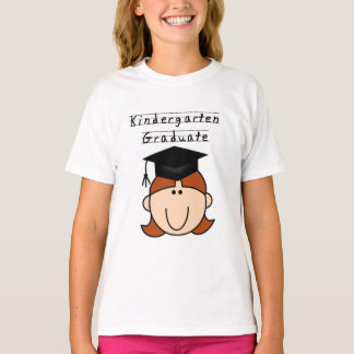 Camisetas do Formando Red Hair GIrl Kindergarten