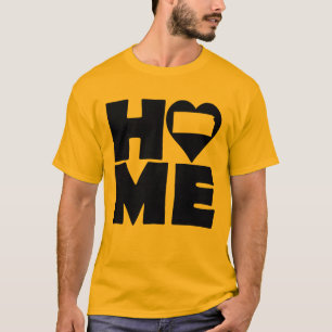 Camisetas do Kansas Home Heart State