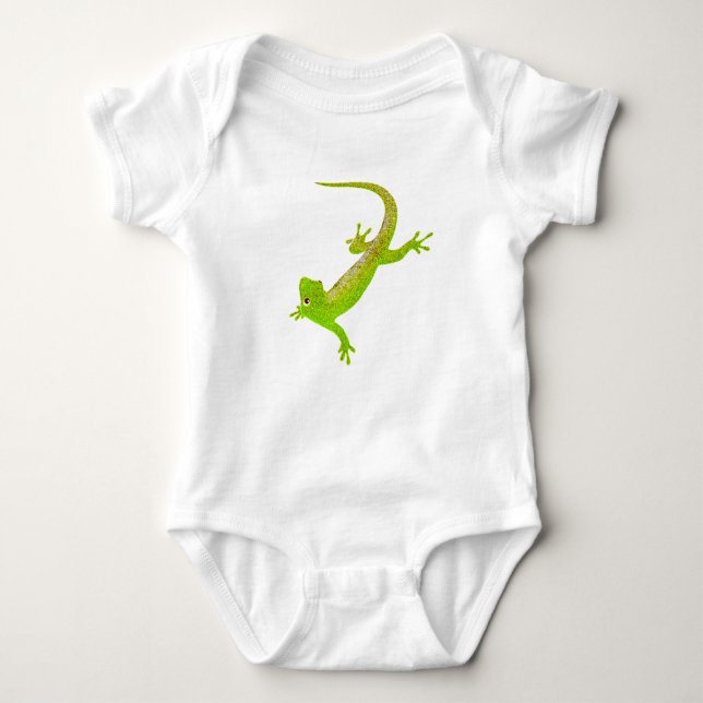 Camisetas do lagarto do bebê (Frente)