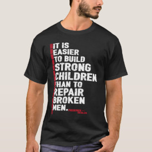 Camisetas do Mês da História Negra Citação de Fred