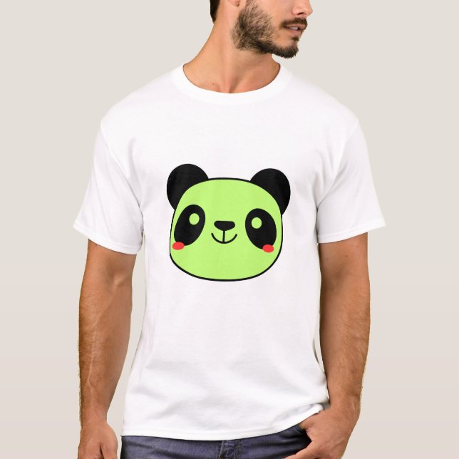 Camisetas do Panda Lover Amarelo (Frente)