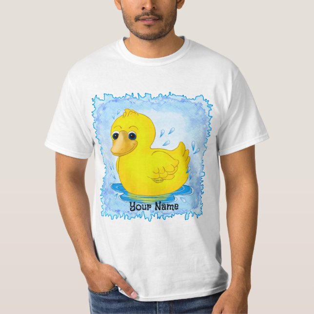 Camisetas do Pato de Borracha Amarelo (Frente)