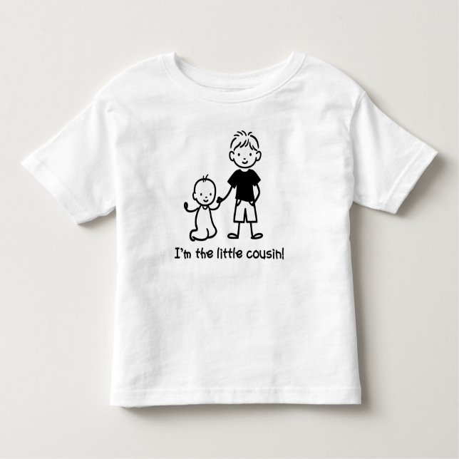 Camisetas do pequeno primo Stick Figures para rapa (Frente)