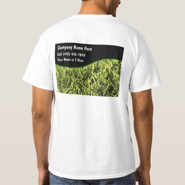 Camisetas do Serviço de Letra (Verso)