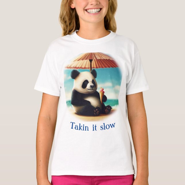 Camisetas do urso panda (Frente)
