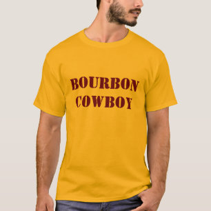 Camisetas do vaqueiro de Bourbon