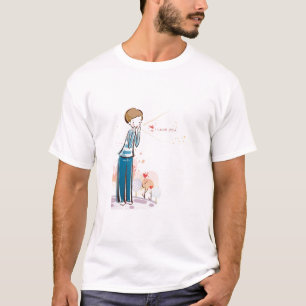 Camisetas doces dos amantes