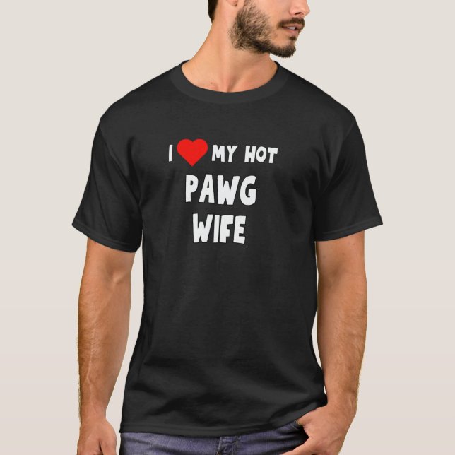 Camisetas e Blusas Divertidas Eu Amo Minha Esposa  (Frente)