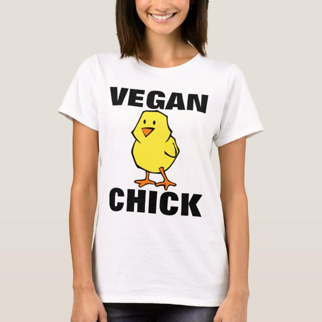 Camisetas e blusas VEGAN CHICK (Frente)