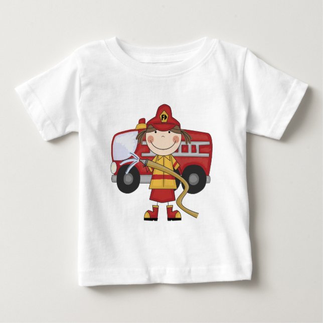 Camisetas e dotes de bombeiro (Frente)