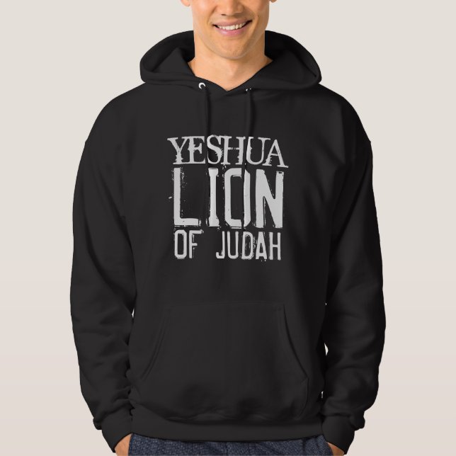 CAMISETAS E MANGAS LONGAS YESHUA JESUS LION OF JUD (Frente)