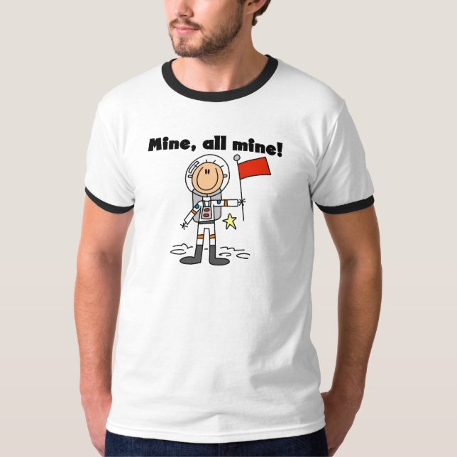Camisetas e presentes Astronauta Minha, Minha (Frente)