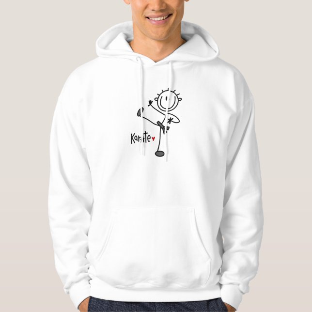 Camisetas e Presentes Básicos de Karatê com Boneco (Frente)