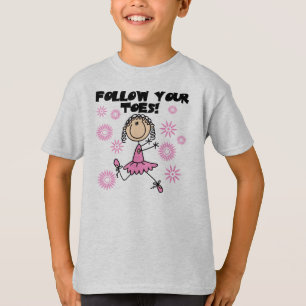 Camisetas e Presentes da Bailarina Siga Seus Dedos