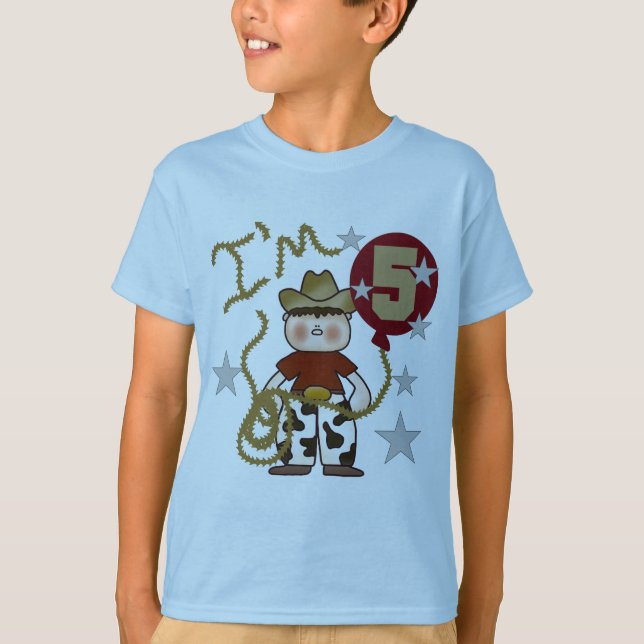 Camisetas e presentes de 5 de Aniversário (Frente)