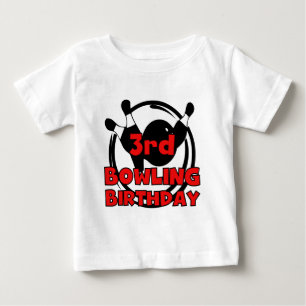 camisetas e presentes de aniversário da 3ª Boliche