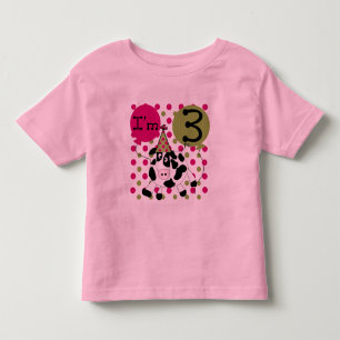Camisetas e presentes de aniversário de 3 anos de 