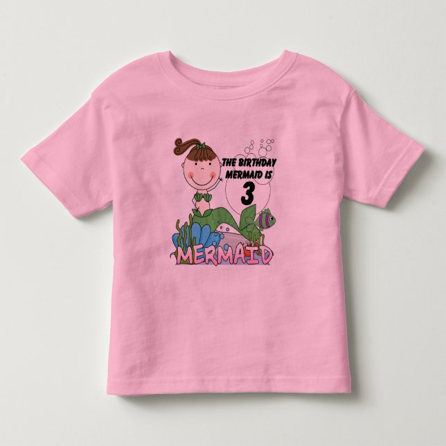Camisetas e presentes de aniversário de 3 anos de  (Frente)
