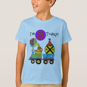 Camisetas e presentes de aniversário de 3 anos de