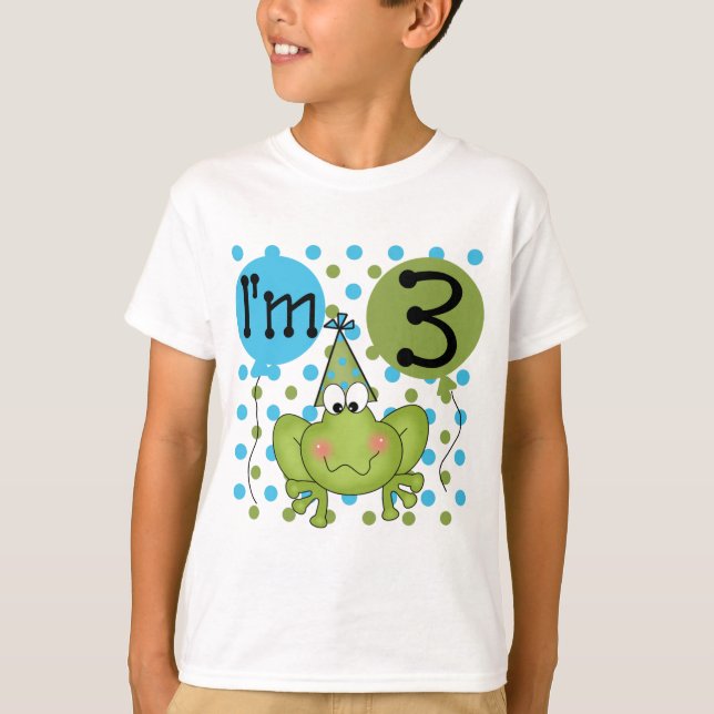 Camisetas e presentes de aniversário de 3 anos Sap (Frente)