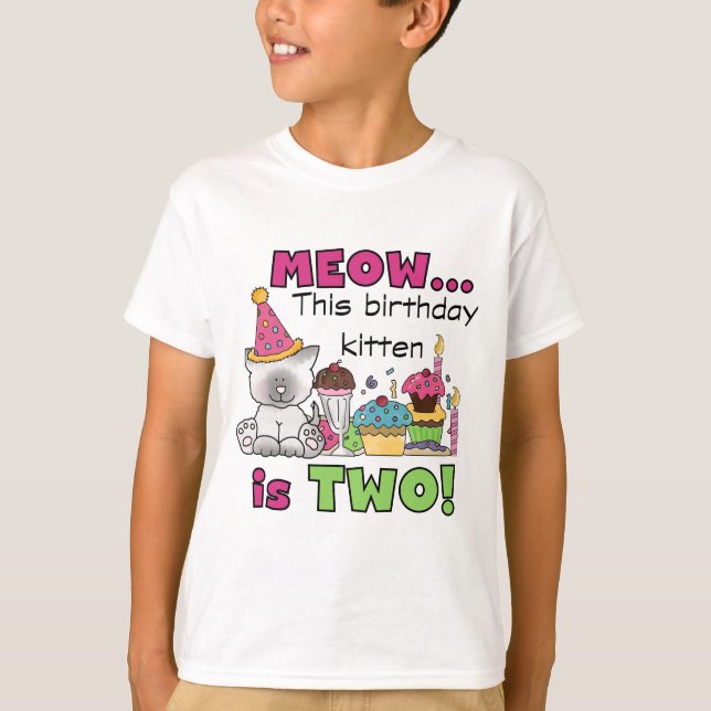 Camisetas e presentes de aniversário de Kitten seg (Frente)