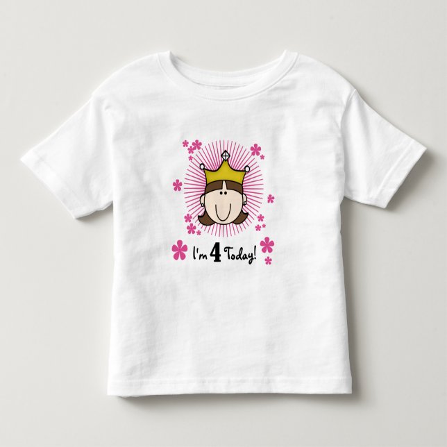 Camisetas e presentes de aniversário do 4º anivers (Frente)