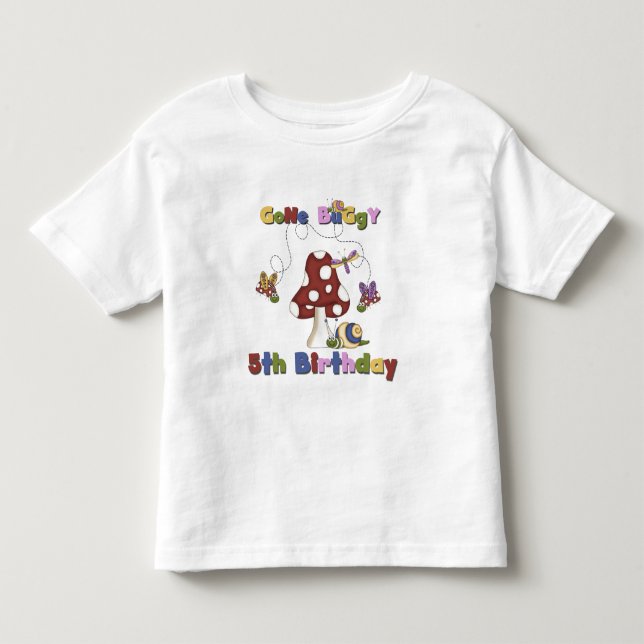 Camisetas e presentes de aniversário do Inseto 5 (Frente)
