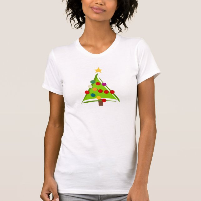 Camisetas e presentes de árvores de Natal (Frente)