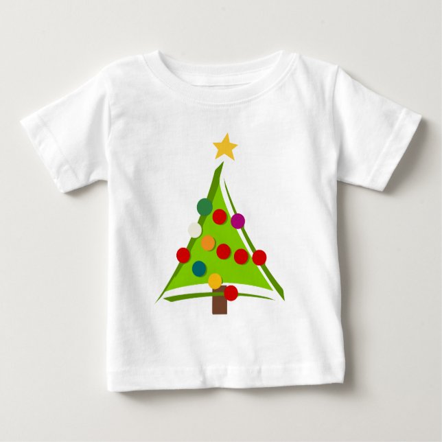 Camisetas e presentes de árvores de Natal (Frente)