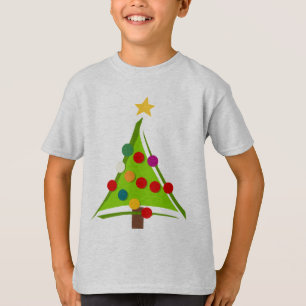 Camisetas e presentes de árvores de Natal