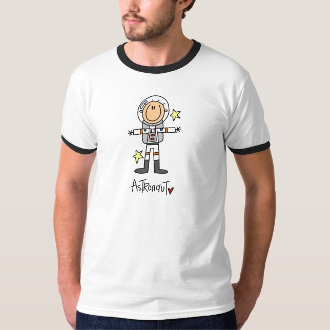 Camisetas e Presentes de Astronauta em Formato de  (Frente)