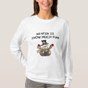 Camisetas e presentes de boneco de neve