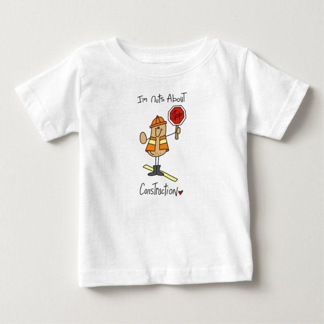 Camisetas e Presentes de Construção Nuts About (Frente)