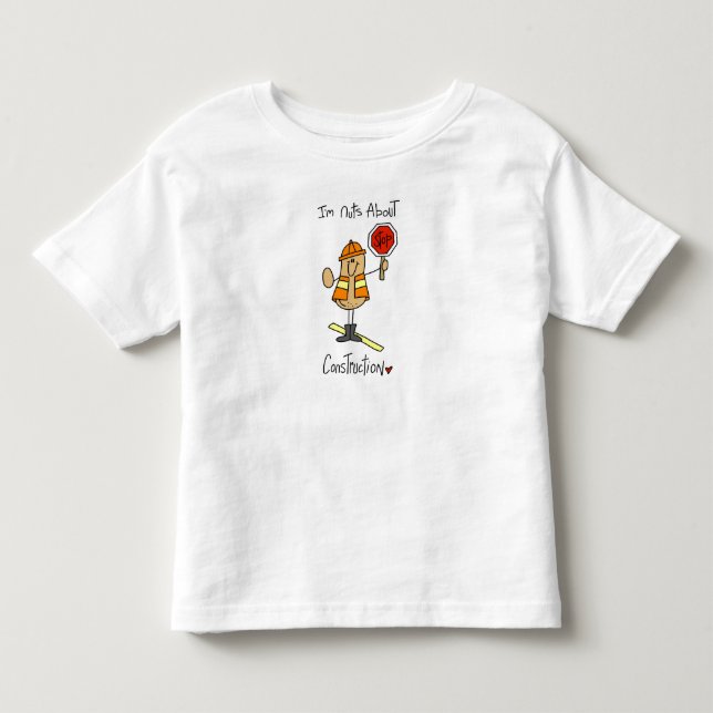 Camisetas e Presentes de Construção Nuts About (Frente)