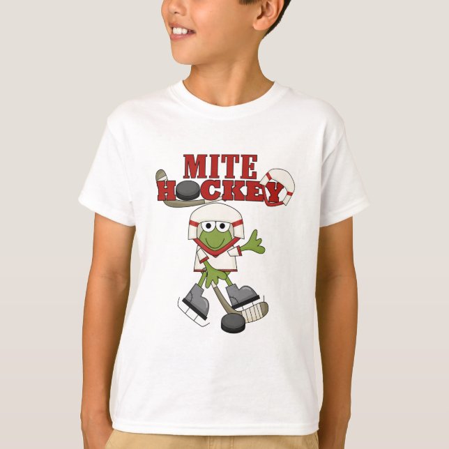 Camisetas e presentes de hóquei em Mite Vermelha (Frente)