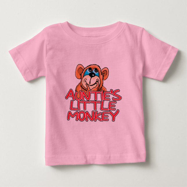 Camisetas e presentes de macaquinho da tia (Frente)