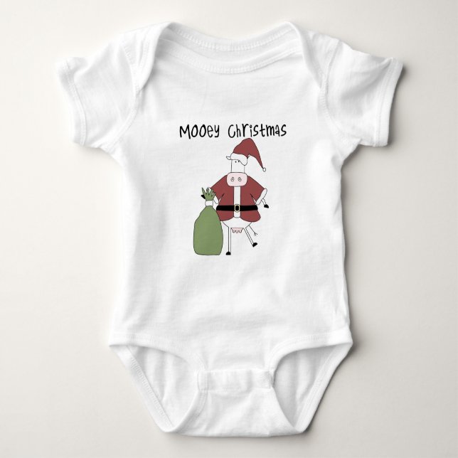 Camisetas e presentes de Natal de Mooey Cow (Frente)