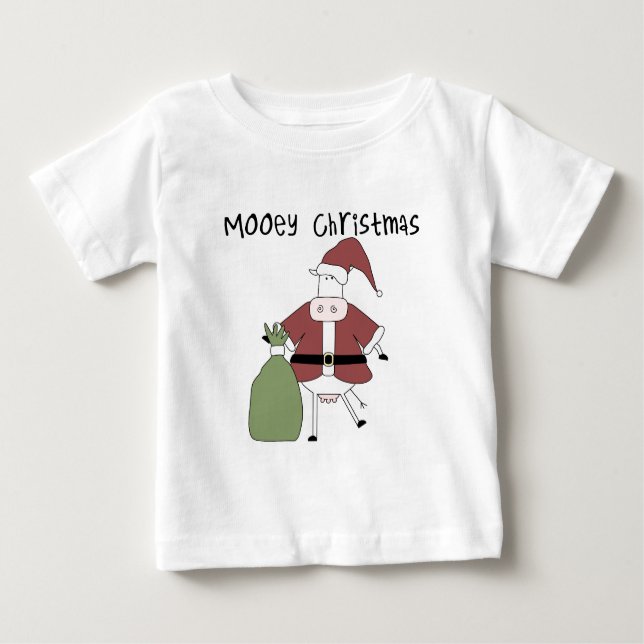 Camisetas e presentes de Natal de Mooey Cow (Frente)