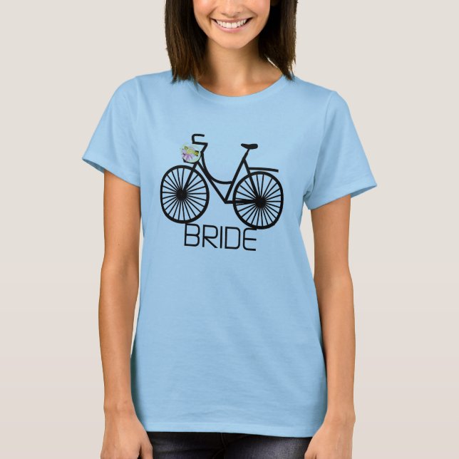 Camisetas e presentes de noiva de bicicleta (Frente)