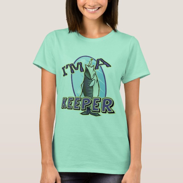 Camisetas e presentes de pesca de um Detentor (Frente)
