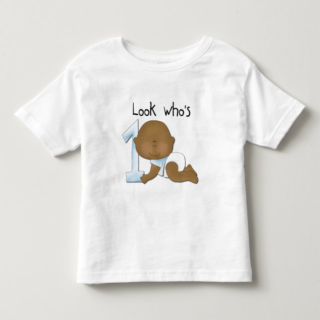 Camisetas e presentes de primeiro aniversario afro (Frente)