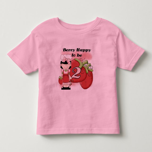Camisetas e presentes de segundo aniversário de Be (Frente)