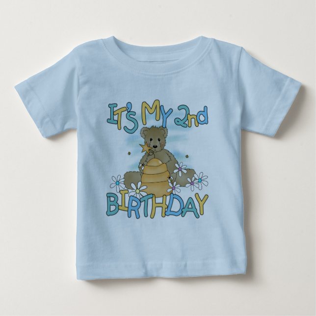Camisetas e presentes de segundo aniversário de ur (Frente)