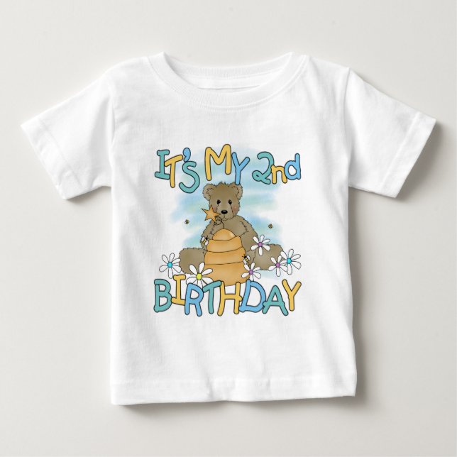 Camisetas e presentes de segundo aniversário de ur (Frente)