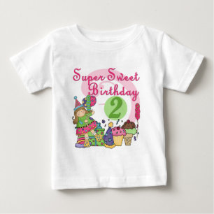 Camisetas e presentes de segundo aniversário super