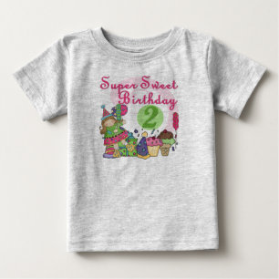 Camisetas e presentes de segundo aniversário super