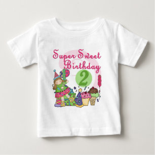 Camisetas e presentes de segundo aniversário super