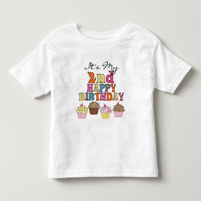 Camisetas e presentes de segundos aniversários de  (Frente)