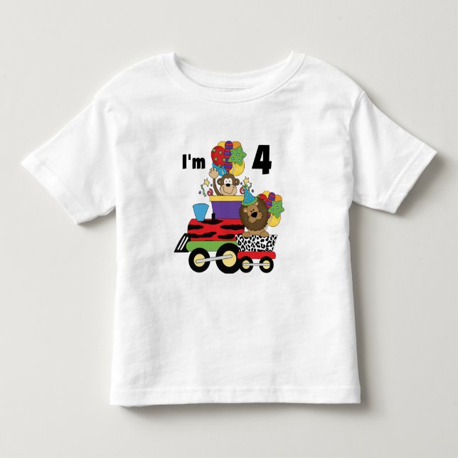 Camisetas e presentes do 4º aniversário do comboio (Frente)