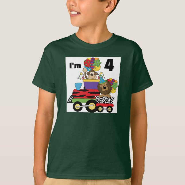 Camisetas e presentes do 4º aniversário do comboio (Frente)